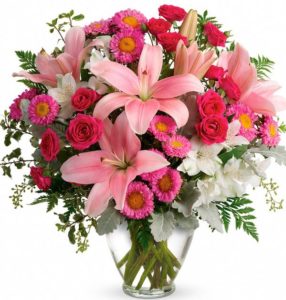Luxe lilies in a beautifully blushing shade of pink are sure to make them smile, no matter the occasion!